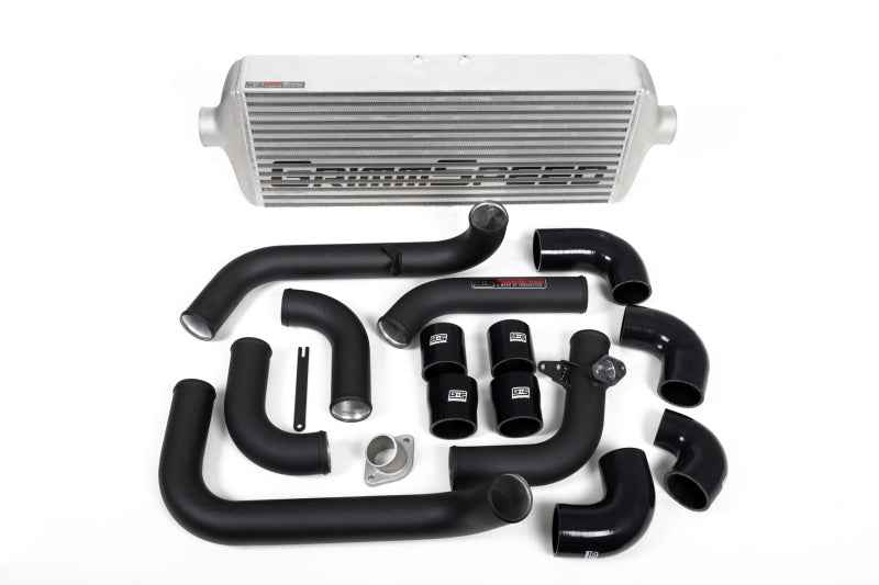GrimmSpeed 2008-2014 Subaru WRX Front Mount Intercooler Kit Raw Core / Black or Red Pipe
