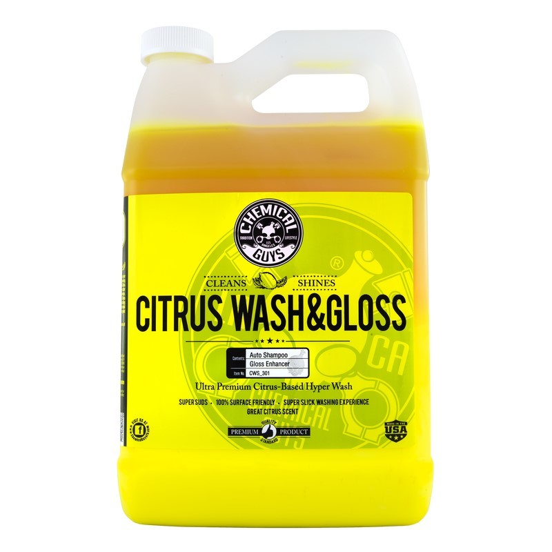 Lavado de autos concentrado Chemical Guys Citrus Wash &amp; Gloss - 1 galón (P4)