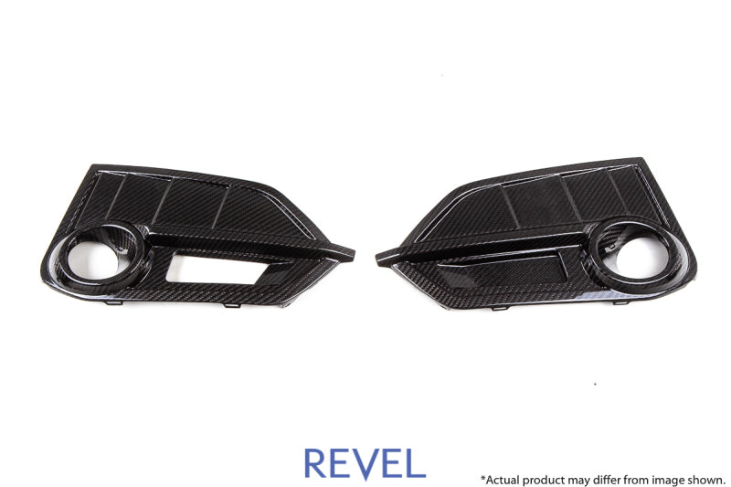 Revel GT Dry Carbon Front Fog Light Covers (17-18 Civic Type-R)