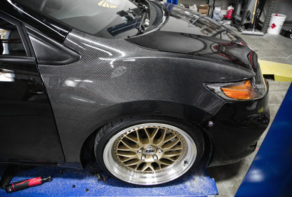 Seibon OE - Style Carbon Fiber Fenders (14 - 15 Honda Civic 2 Door) - Seibon