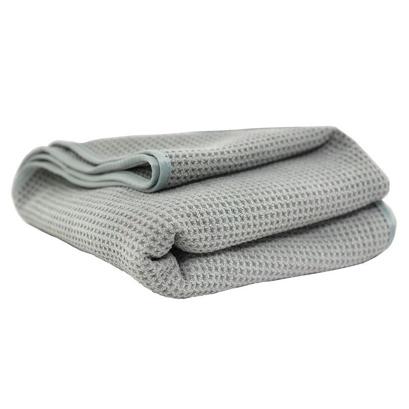 Chemical Guys Waffle Weave Gray Matter Microfiber Drying Towel - 36in x 25in (P12)