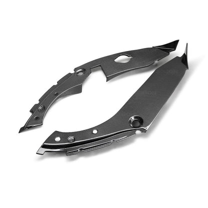 Seibon Carbon Fiber Under Hood Inner Wing Trims (17+ Civic Type R) - Seibon