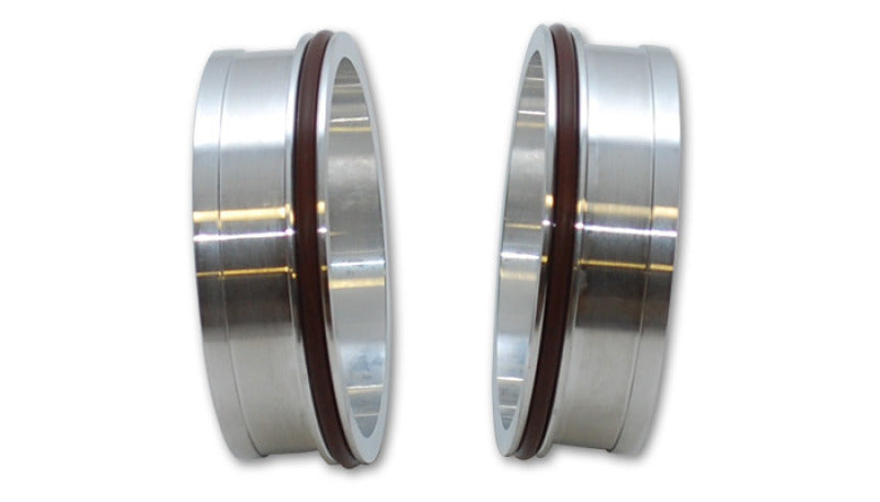 Vibrantes accesorios de soldadura de aluminio Vanjen para tubos de 4 pulgadas de diámetro exterior (para usar con la pieza n.° 12568) - Se venden en pares