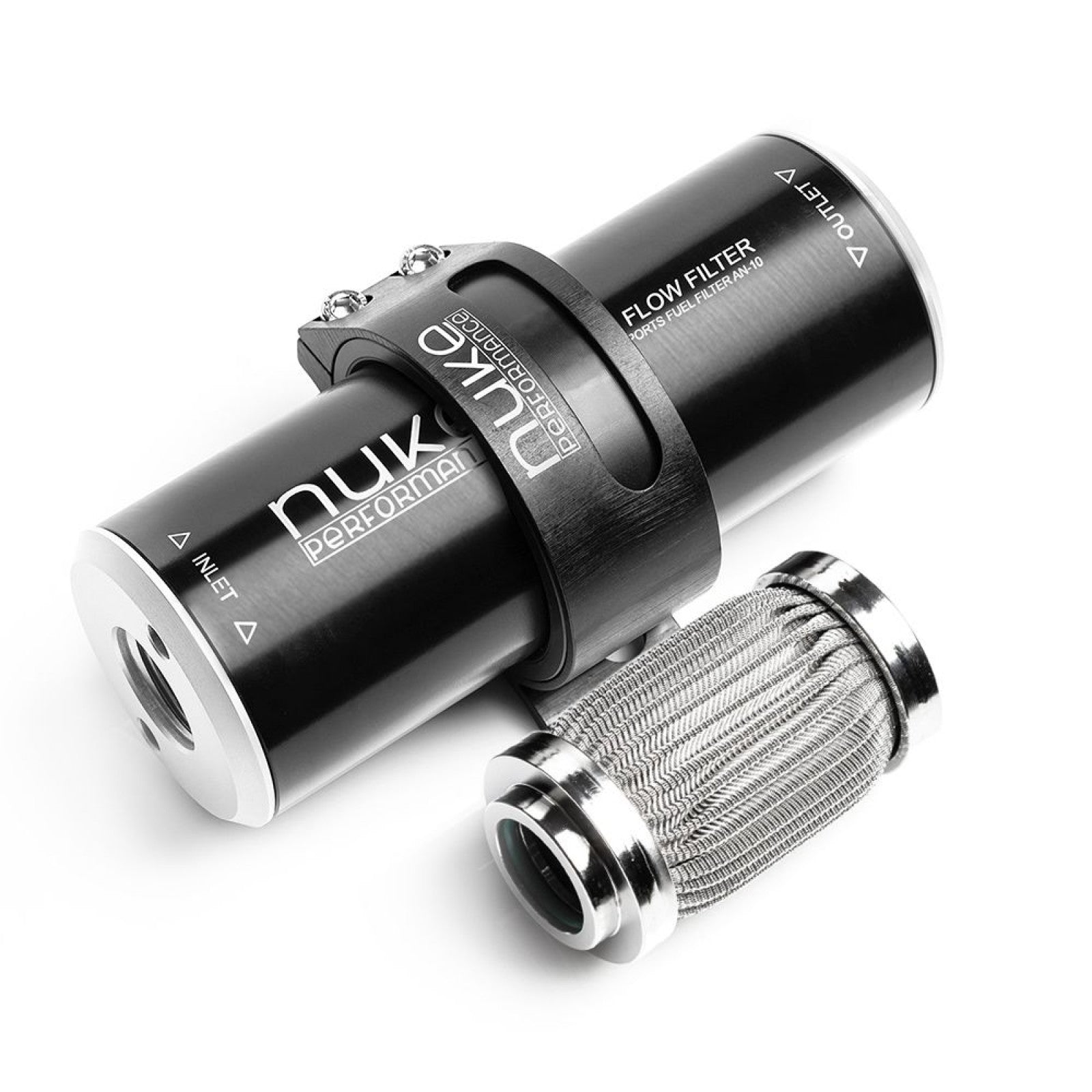 Nuke Performance Fuel Filter Slim 10 micron AN-10 - Cellulose filter element