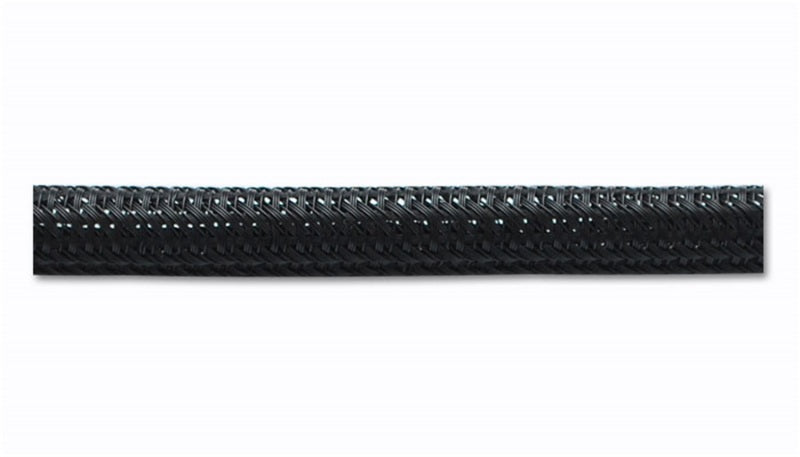 Vibrante funda dividida flexible de 1/2 pulg. de diámetro exterior (10 pies de largo) Negro