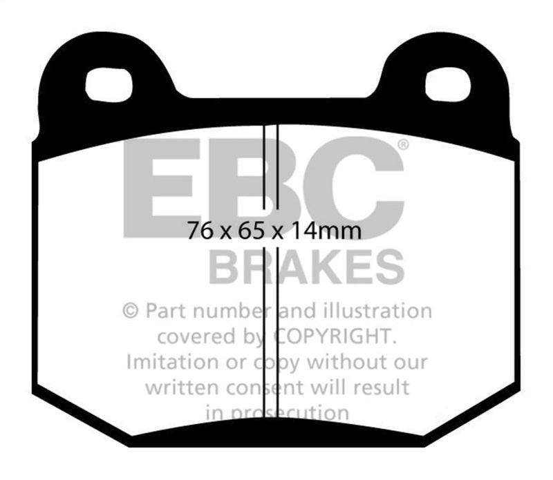 EBC Bluestuff Rear Brake Pads (Multiple Applications)