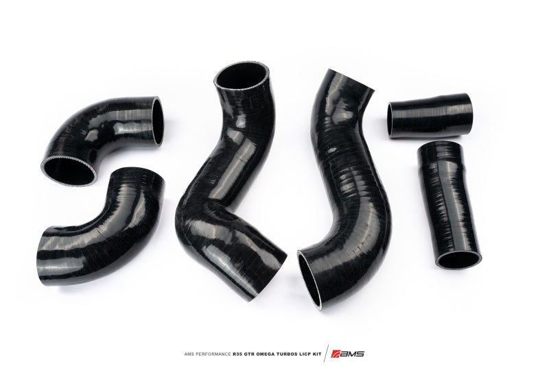 AMS Performance Omega Turbo Kit 3in Lower Intercooler Pipes (Nissan GT-R R35)
