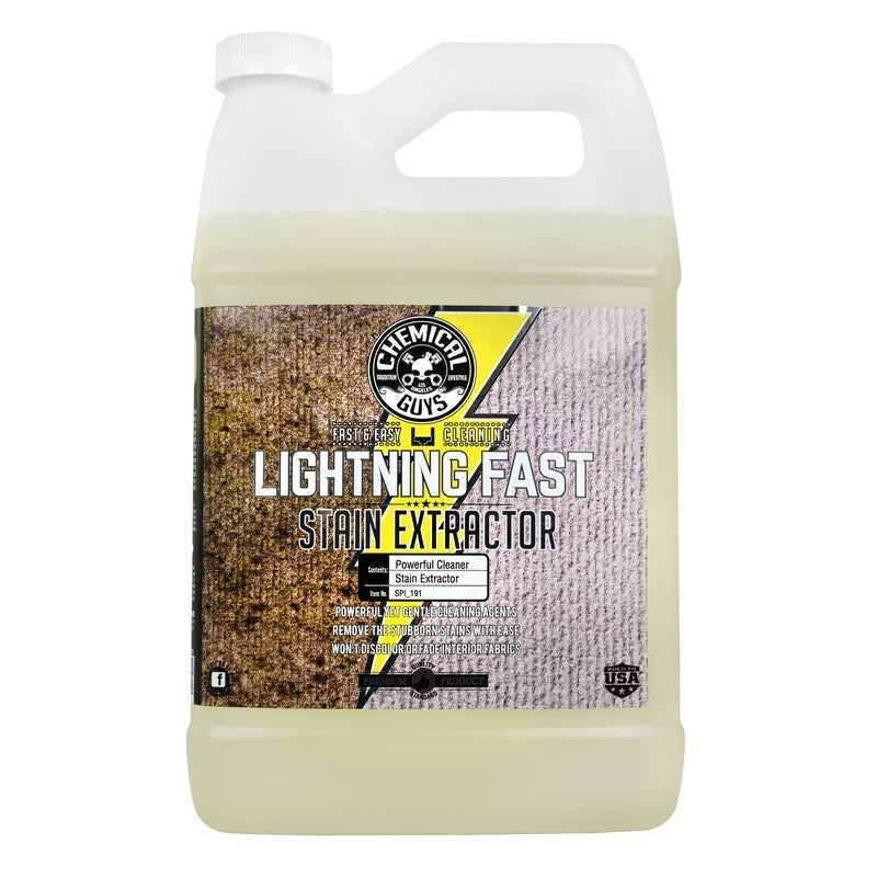 Extractor de manchas para alfombras y tapicería Lightning Fast de Chemical Guys, 1 galón (P4)