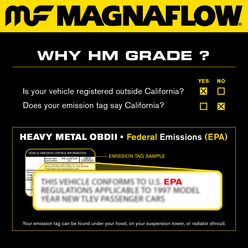 Magnaflow Catalytic Converter Direct Fit (04-09 Mazda RX-8)
