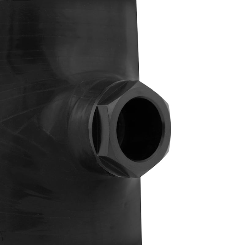 Acoplador de silicona negro Mishimoto de 3,0 pulgadas con tapón NPT de 1/8 pulgadas