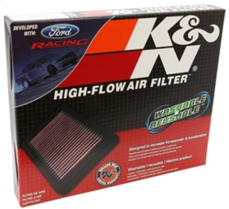 K&N Replacement Air Filter (10-14 Ford Mustang)