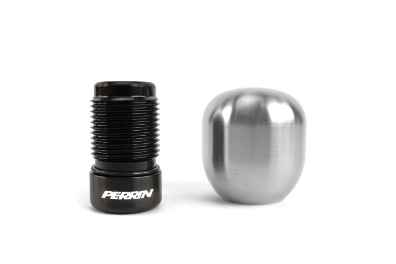 Perrin Manual Brushed Barrel 1.85in Stainless Steel Shift Knob (BRZ/GR86)