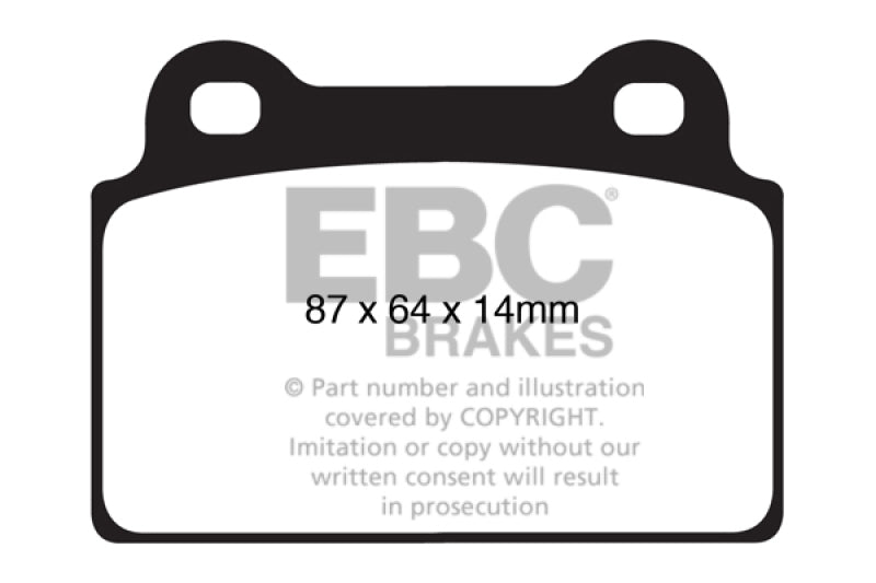 EBC Red Stuff Rear Brake Pads (Evo X)