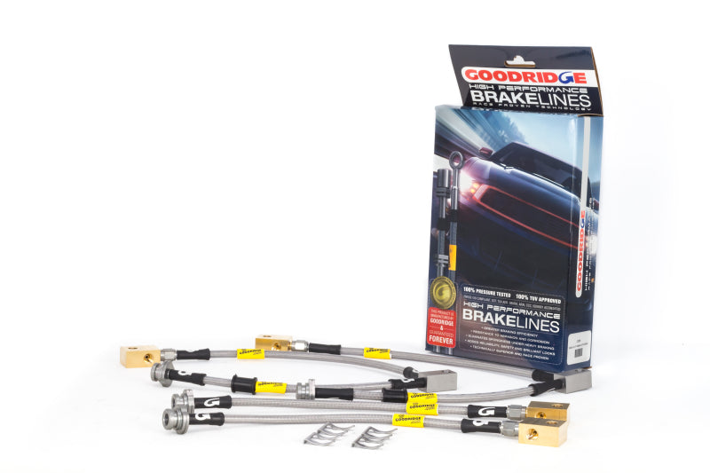 Goodridge Stainless Steel Brake Line Kit (14-17 Nissan R35 GT-R Nismo Only)