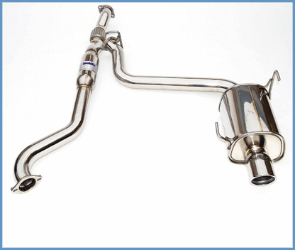 Invidia Q300 Single Exit Cat - back Exhaust (15+ Subaru WRX/STI) - Invidia