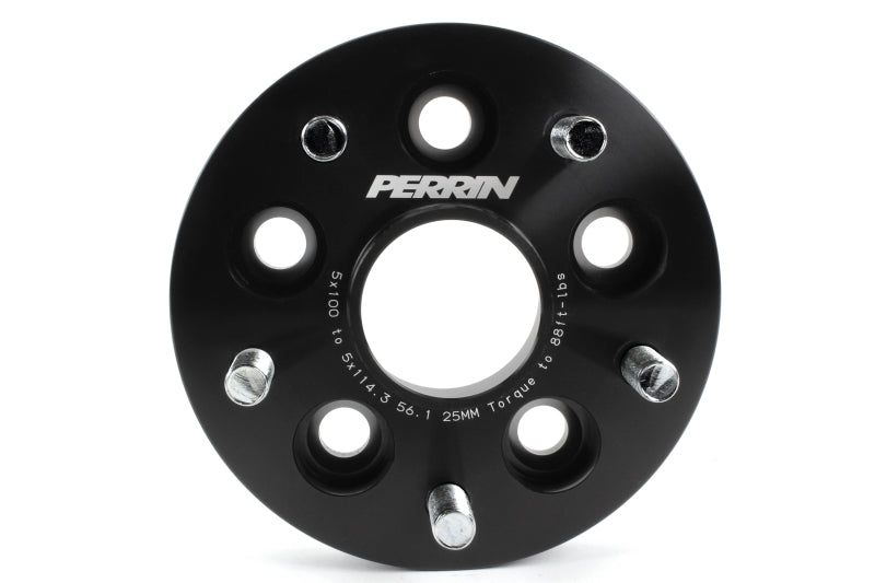 Adaptador de rueda Perrin de 25 mm tipo atornillable 5x100 a 5x114,3 con buje de 56 mm (juego de 2)