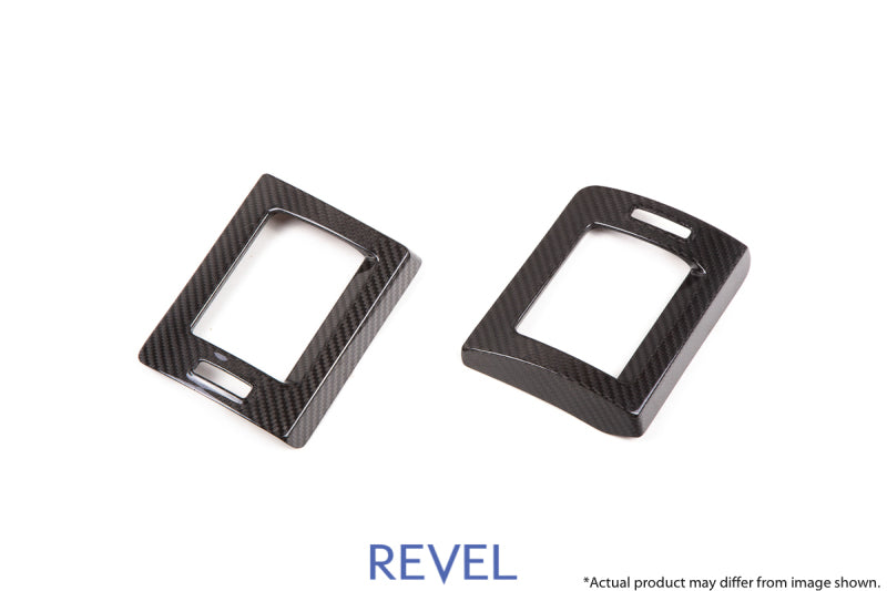 Revel GT Dry Carbon A/C Covers - 2 Pieces (15-21 WRX/STI)