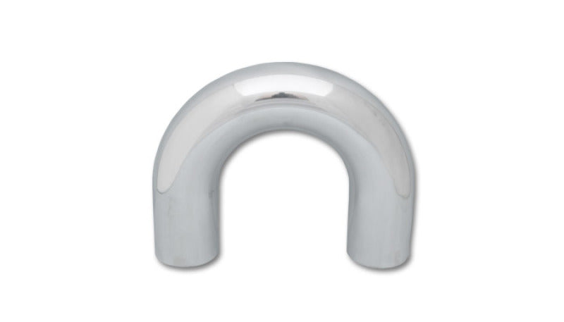 Vibrante tubo de aluminio universal de 2 pulgadas de diámetro exterior (curva de 180 grados) - Pulido