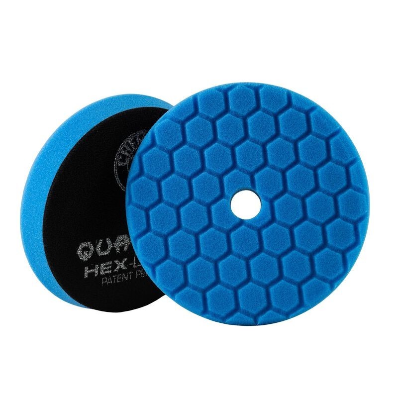 Almohadilla de acabado/esmalte Quantum Hex-Logic de Chemical Guys, azul, 5,5 pulgadas (P12)