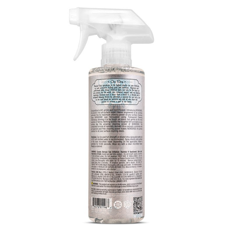 Chemical Guys Nonsense Colorless & Odorless All Surface Cleaner - 16oz (P6)
