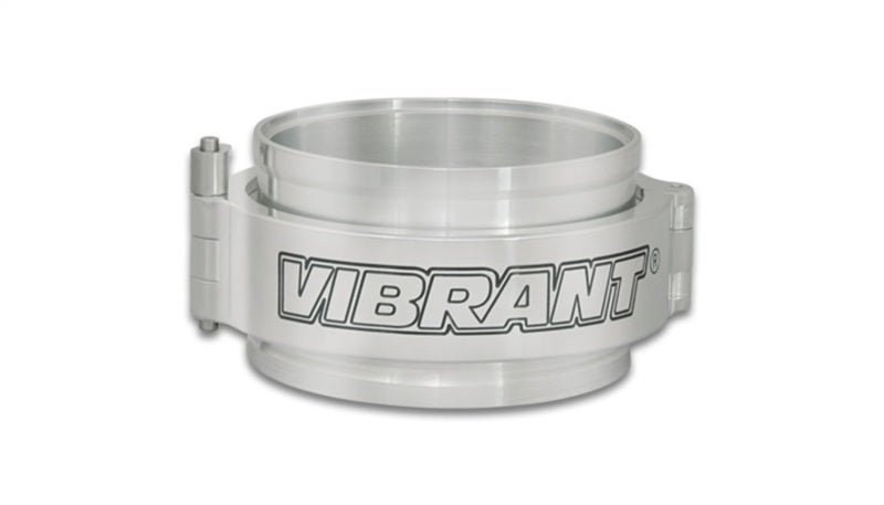 Conjunto completo de abrazadera Vibrant HD para tubos de 3,5 pulgadas de diámetro exterior - Abrazadera pulida