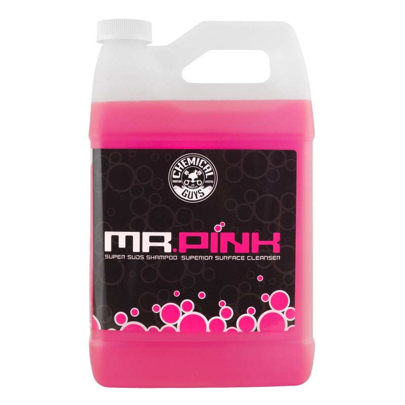Chemical Guys Mr. Pink Super Suds Champú y jabón de limpieza de superficies superior - 1 galón (P4)