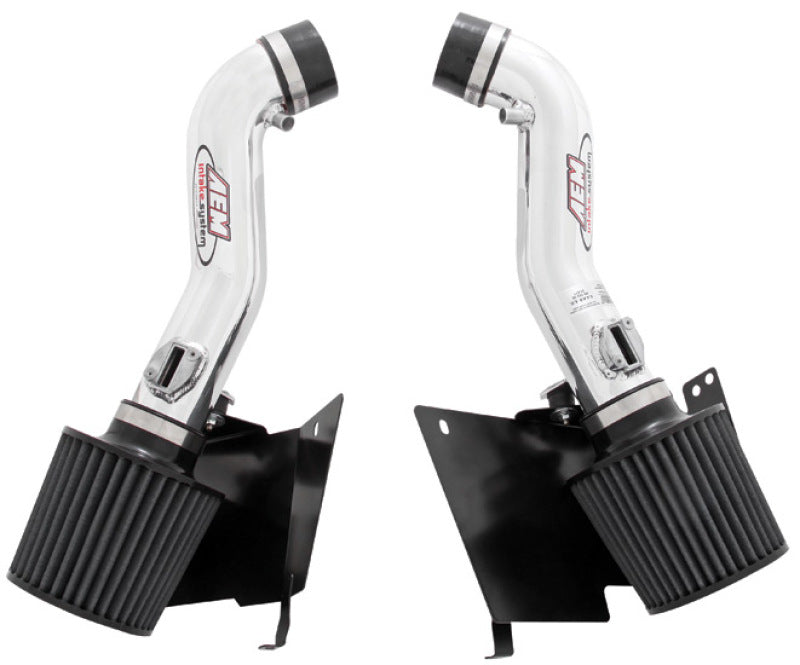 AEM Polished Dual Inlet Cold Air Intakes w/ Heat Sheilds (Nissan 350Z)