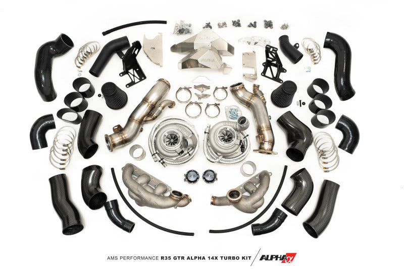 AMS Performance Alpha 14X R35 GTR Turbo Kit w/ .61 A/R Housing (G30 770) *Discontinued*