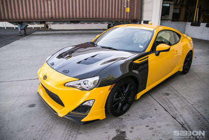 Seibon TS Style Carbon Fiber Hood (BRZ/FRS/86) - Seibon