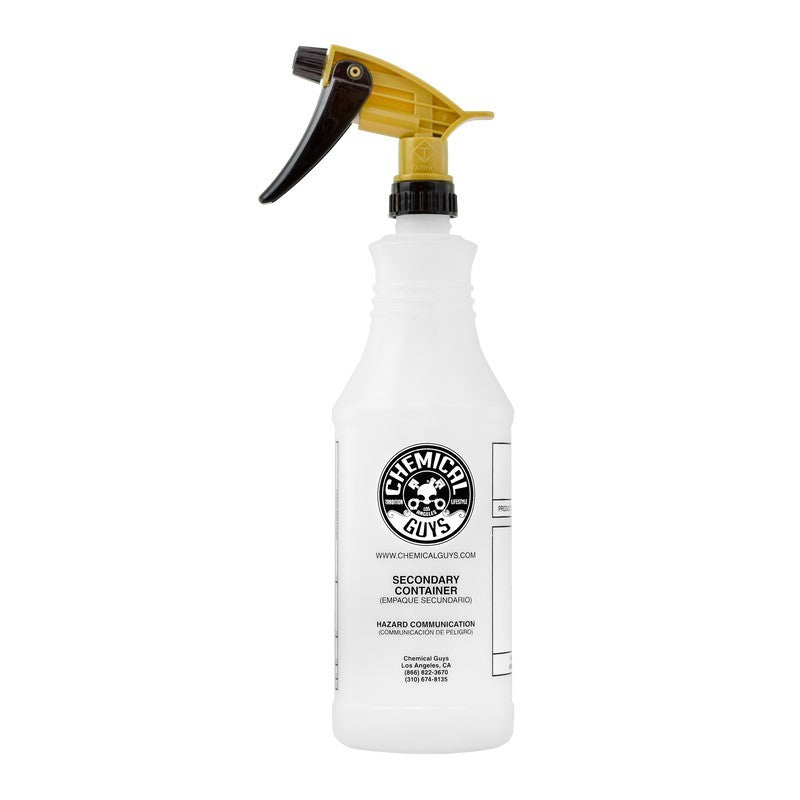 Pulverizador y botella resistentes a los ácidos Tolco Gold Standard de Chemical Guys, 32 oz (P24)