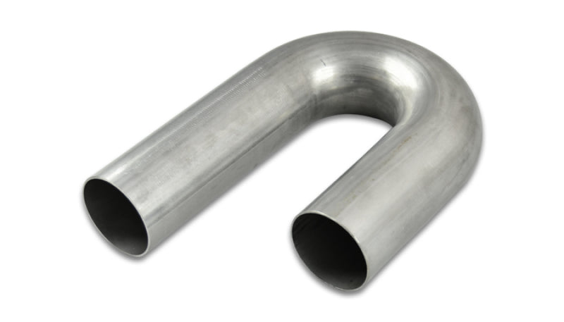 Vibrante tubo de acero inoxidable con curva en U de 180 grados y radio ODTight de 2,5 pulgadas