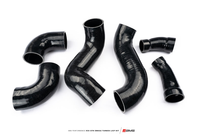AMS Performance OMEGA Turbo Kit 3in Lower Intercooler Pipes (09-21 Nissan GTR R35)
