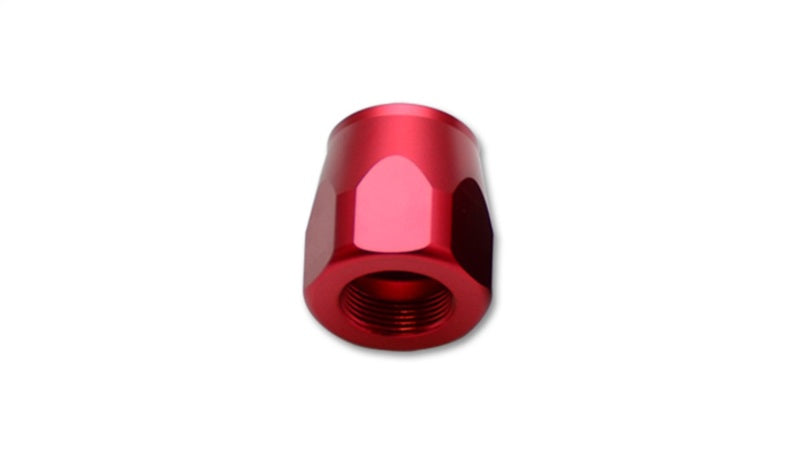 Vibrante -6AN Conector para extremo de manguera - Rojo
