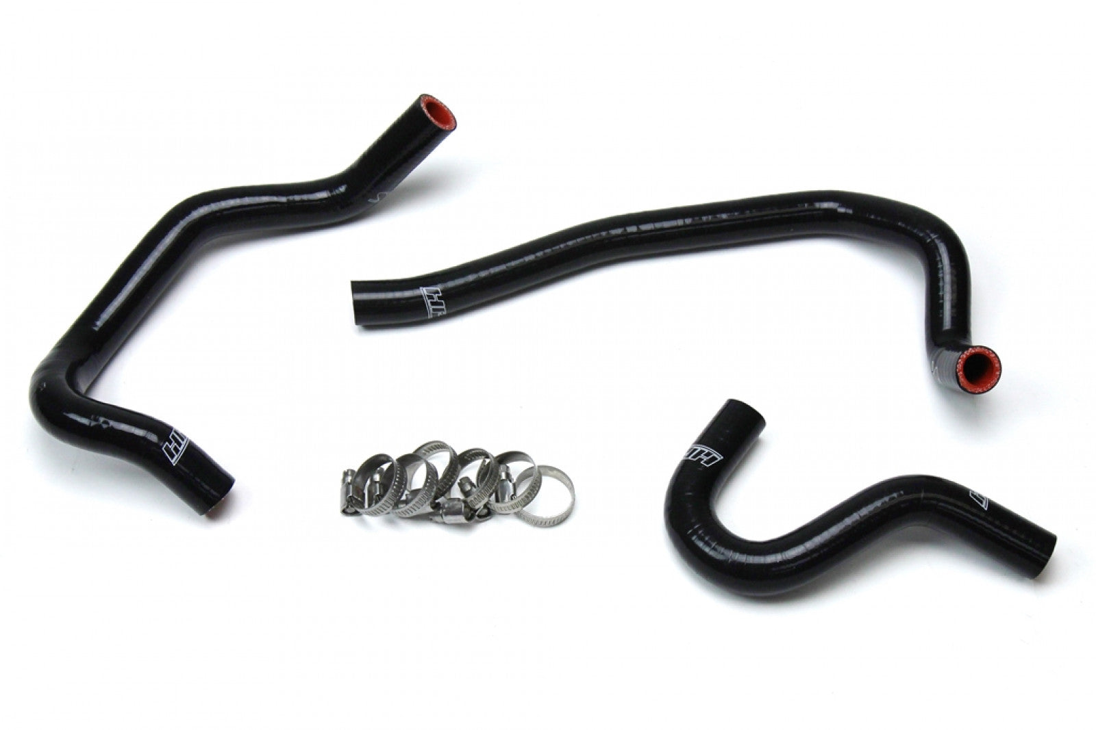 HPS Black Reinforced Silicone Heater Hose Kit Coolant for Toyota 86-92 Supra MK3 Turbo & NA 7MGE / 7MGTE Left Hand Drive