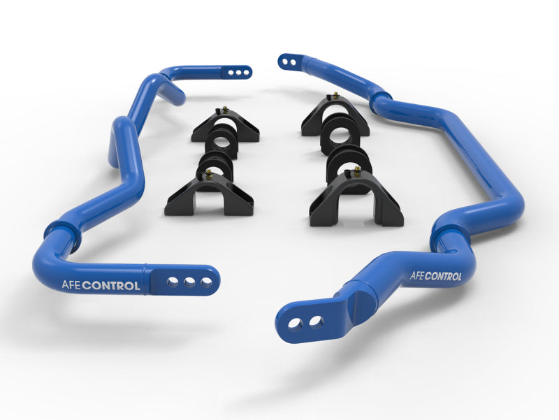 aFe Front and Rear Control Sway Bar Set - Blue (Nissan 370Z)