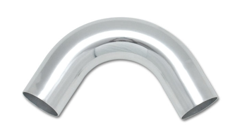 Vibrante tubo de aluminio universal de 2,75 pulgadas de diámetro exterior (curva de 120 grados) - Pulido
