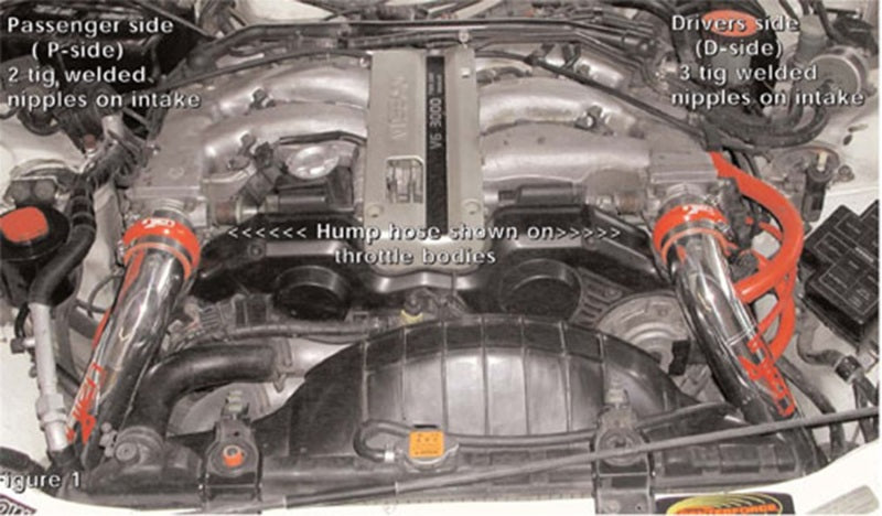 Admisión de aire frío Injen Black IS Short Ram (90-96 Nissan 300ZX)