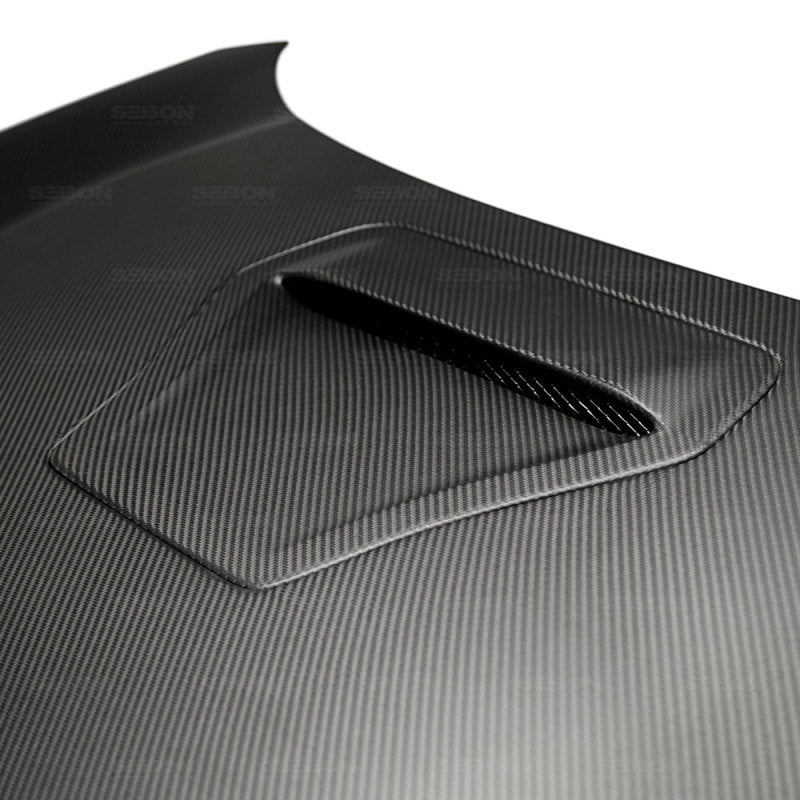 Seibon OEM-Style Dry Carbon Fiber Hood (17+ Civic Type-R)