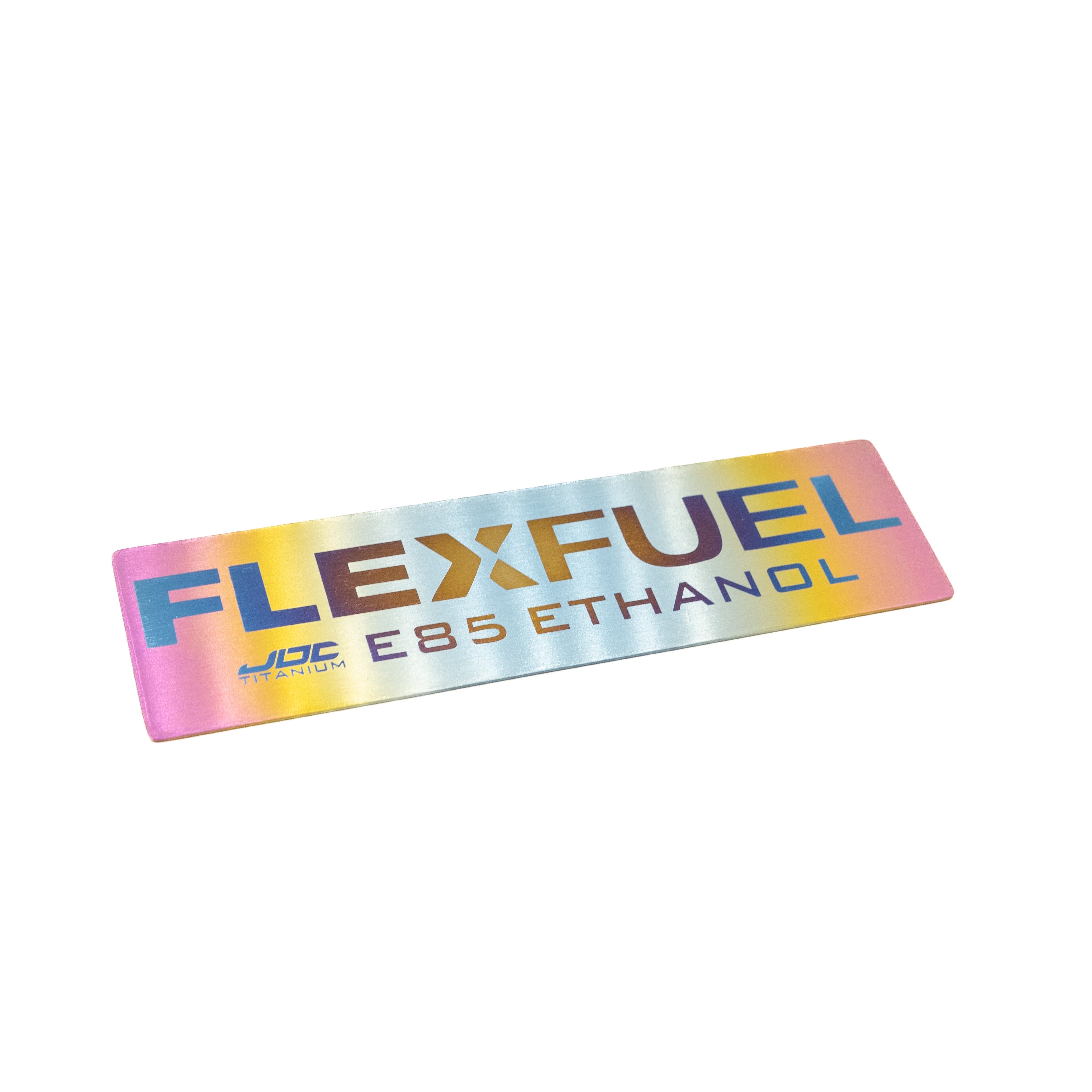 JDC Titanium E85 Ethanol/Flex Fuel Badge (Universal)
