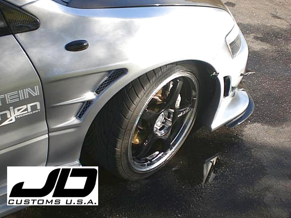 JDC D1 Style FRP Front Fenders (Evo 8/9)