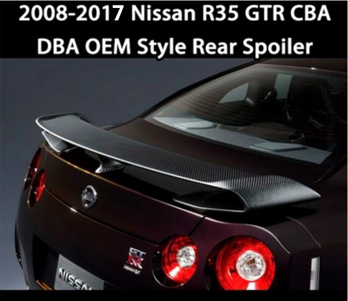 JDC OEM Style Carbon Fiber Spoiler (2009-2015 Nissan GT-R) - JD Customs U.S.A