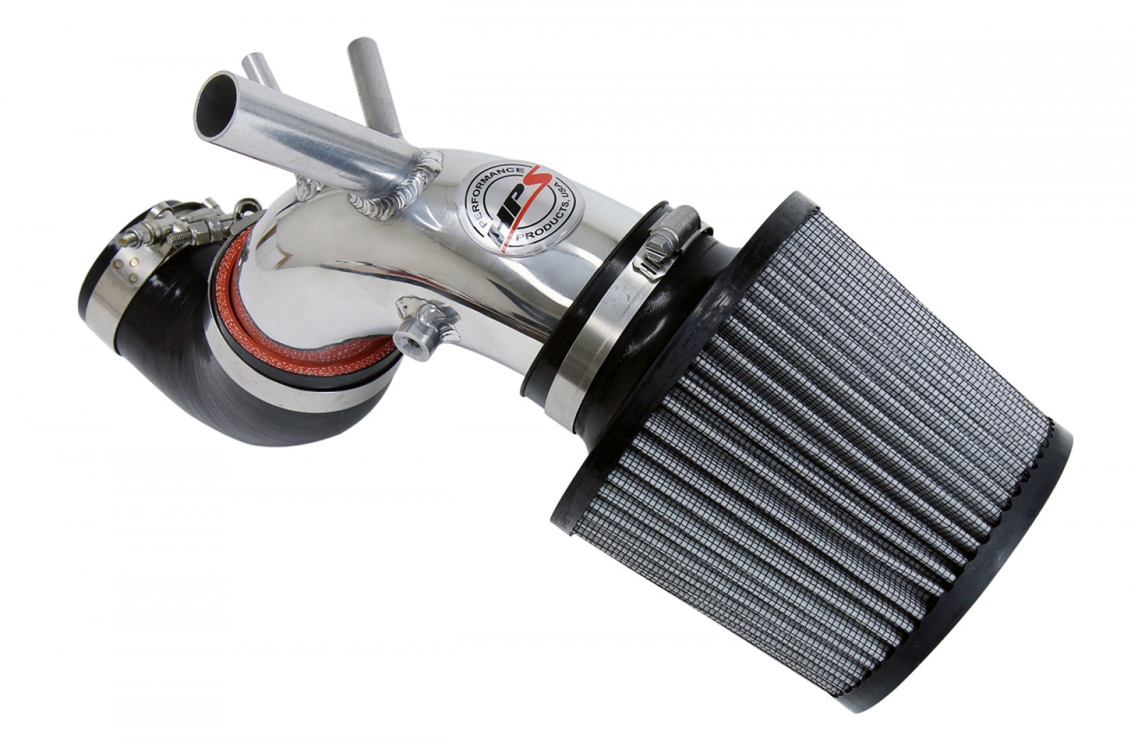 HPS Performance Polish Shortram Air Intake for 13-14 Hyundai Genesis Coupe Turbo