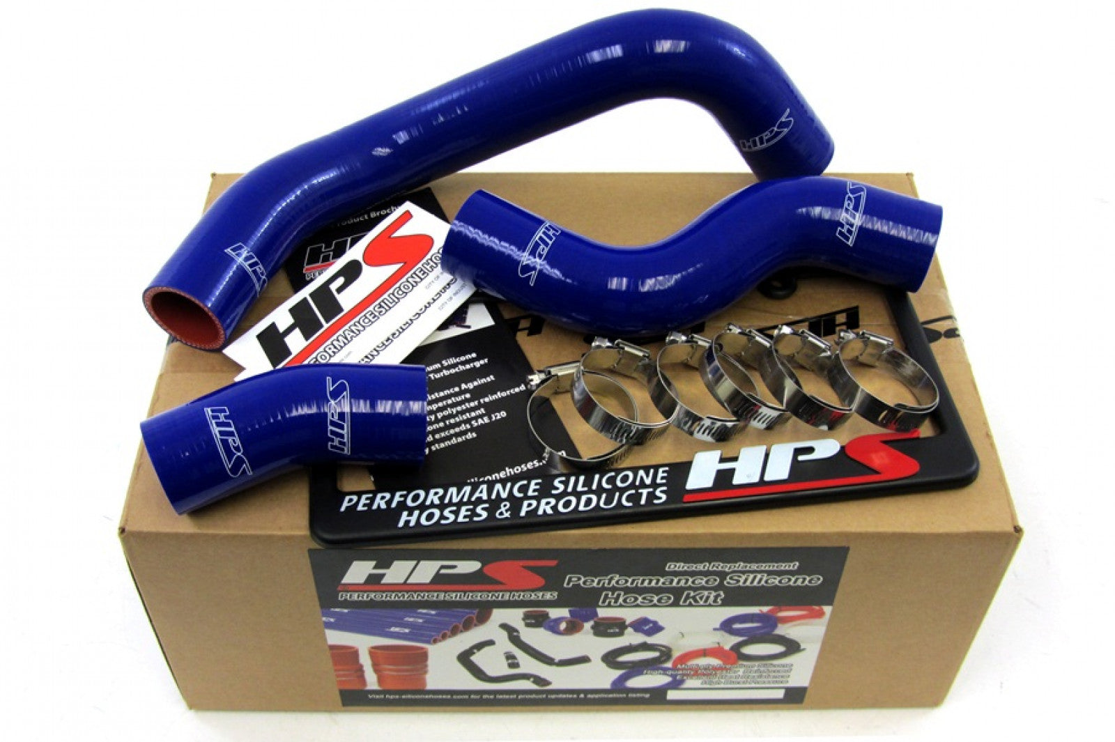 Kit de manguera de radiador de silicona reforzada azul HPS refrigerante para Scion 13-16 FRS