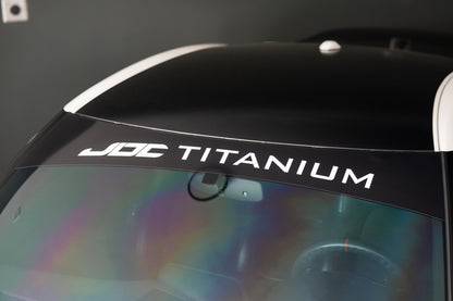 JDC Titanium Windshield Banner (Universal) - JD Customs U.S.A