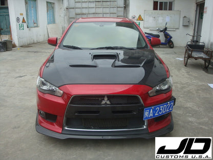 JDC FQ400 Style Carbon Fiber Hood (Evo X)