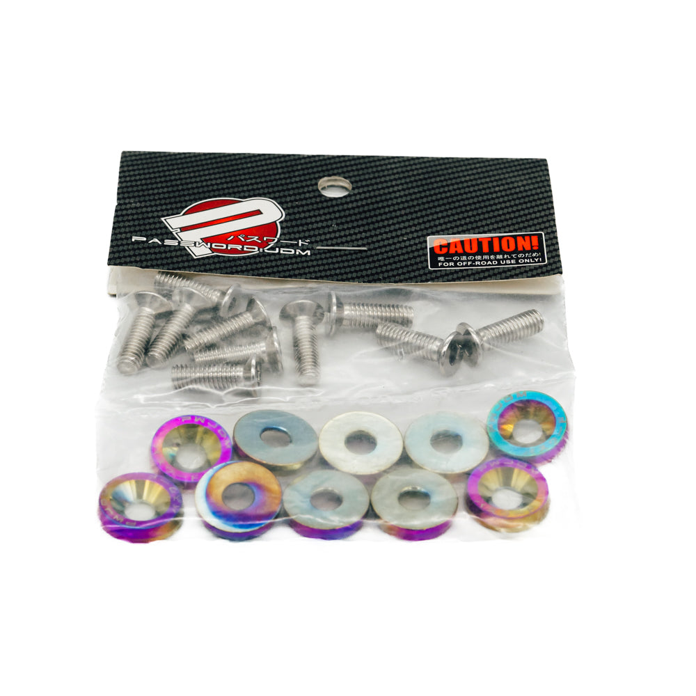 Password JDM Fender Washer Hardware Replacement Kit (Universal) *Clearance*