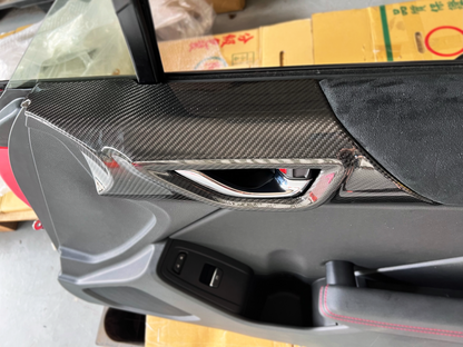 Rexpeed Dry Carbon Door Trim Cover Set (22+ GR86/BRZ)