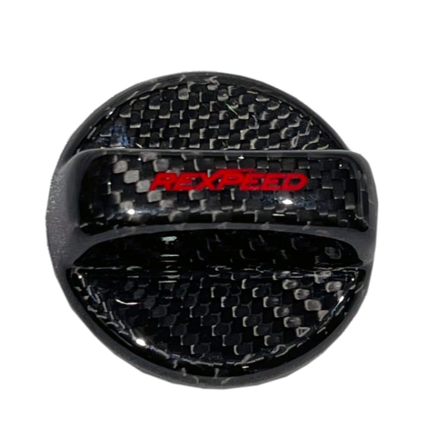 Rexpeed Dry Carbon Competition Gas Cap Cover (22+ GR86/BRZ)
