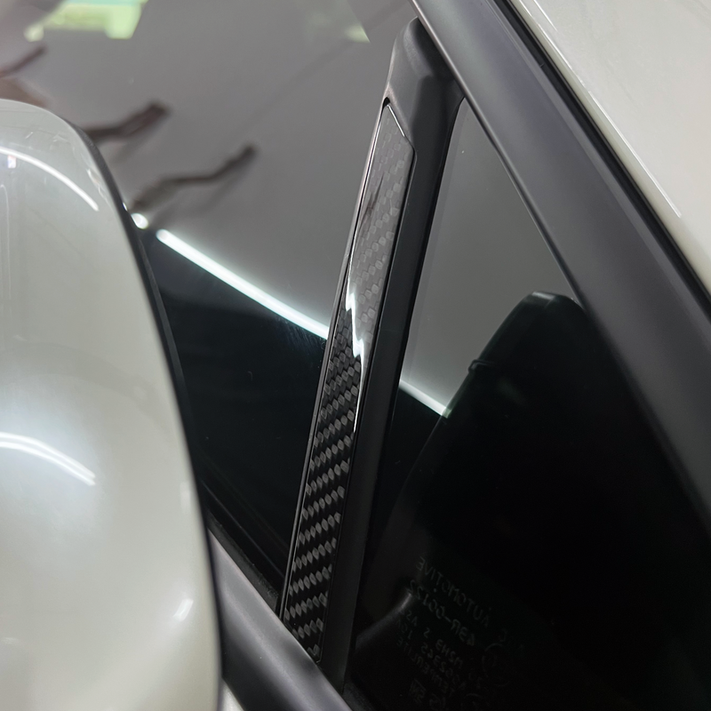 Rexpeed Carbon Fiber Exterior & Interior A-Pillar Trim (22+ GR86/BRZ)