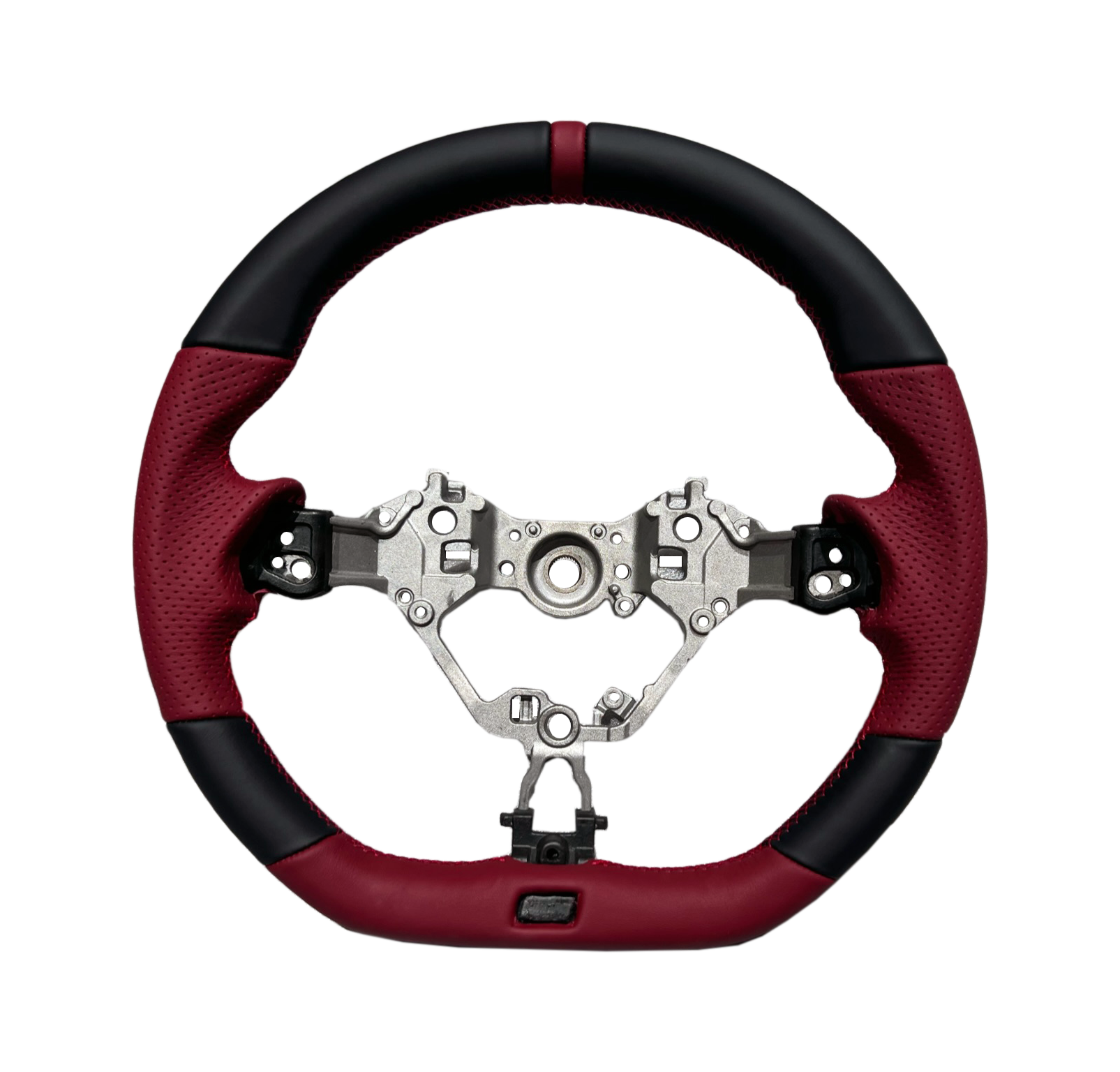 Rexpeed Black+Red Leather Steering Wheel (22+ GR86/BRZ)
